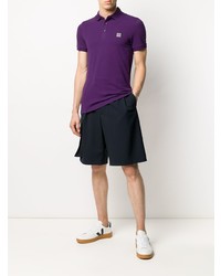 Polo violet BOSS