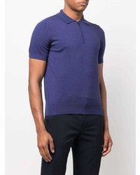 Polo violet Canali