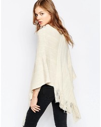 Poncho beige B.young