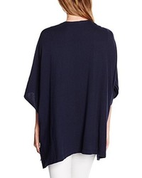 Poncho bleu marine Gerry Weber