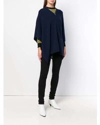 Poncho bleu marine Sonia Rykiel