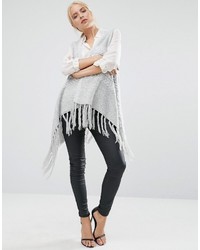 Poncho gris Jessica Wright