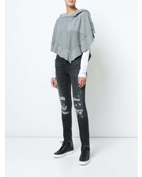 Poncho gris Greg Lauren