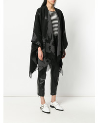 Poncho imprimé gris foncé McQ Alexander McQueen