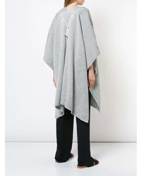 Poncho imprimé gris Voz