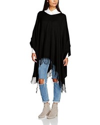 Poncho noir Only