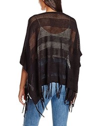 Poncho noir Sublevel