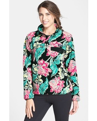 Pull à col à fermeture éclair multicolore