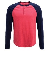 Pull à col boutonné rouge Gap