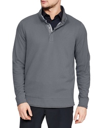 Pull à col cheminée en polaire gris