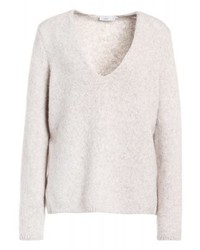 Pull à col en v beige Closed