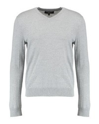 Pull à col en v gris Banana Republic