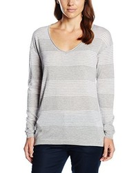 Pull à col en v gris GANT