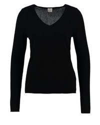 Pull à col en v noir FTC