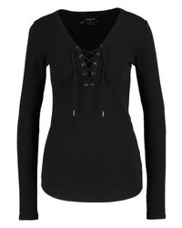 Pull à col en v noir Volcom
