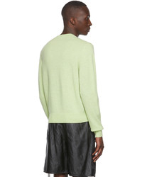 Pull à col en v vert menthe Acne Studios