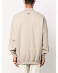 Pull à col polo beige Fear Of God