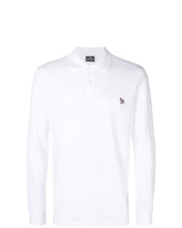 Pull à col polo blanc Ps By Paul Smith