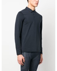 Pull à col polo bleu marine Lululemon