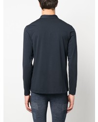 Pull à col polo bleu marine Lululemon