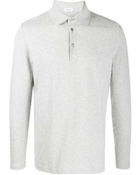 Pull à col polo gris Filippa K