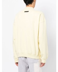 Pull à col polo jaune FEAR OF GOD ESSENTIALS