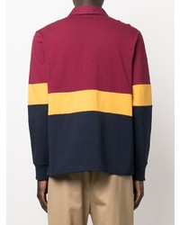 Pull à col polo multicolore Fred Perry