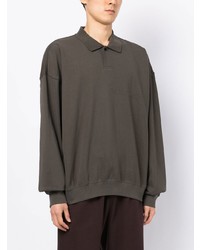 Pull à col polo olive FEAR OF GOD ESSENTIALS