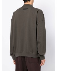 Pull à col polo olive FEAR OF GOD ESSENTIALS