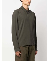 Pull à col polo olive James Perse
