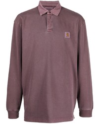 Pull à col polo pourpre Carhartt WIP