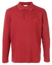 Pull à col polo rouge Gieves & Hawkes