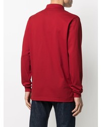 Pull à col polo rouge Tommy Hilfiger