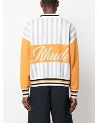 Pull à col polo tabac Rhude