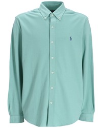 Pull à col polo turquoise Polo Ralph Lauren