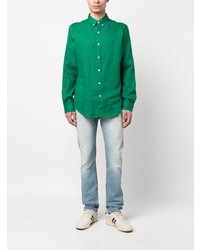 Pull à col polo vert Polo Ralph Lauren