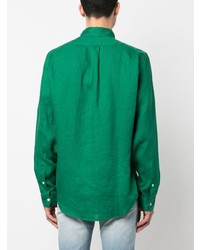 Pull à col polo vert Polo Ralph Lauren