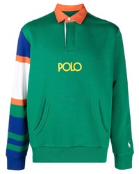 Pull à col polo vert Polo Ralph Lauren