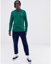 Pull à col polo vert Tommy Jeans