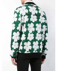 Pull à col rond à fleurs vert Calvin Klein 205W39nyc