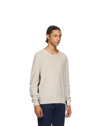 Pull à col rond beige Maison Margiela