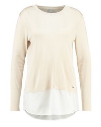 Pull à col rond beige Bench