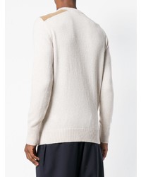 Pull à col rond beige A.P.C.