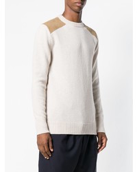 Pull à col rond beige A.P.C.