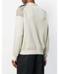 Pull à col rond beige Maison Margiela