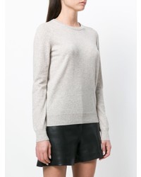 Pull à col rond beige N.Peal