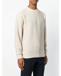 Pull à col rond beige Theory