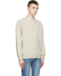 Pull à col rond beige A.P.C.