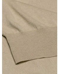 Pull à col rond beige Maison Margiela