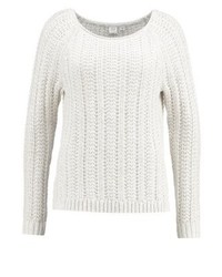 Pull à col rond beige Gap